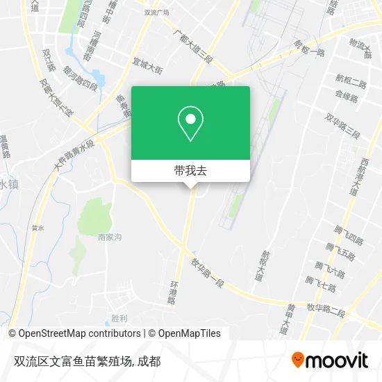 双流区文富鱼苗繁殖场地图
