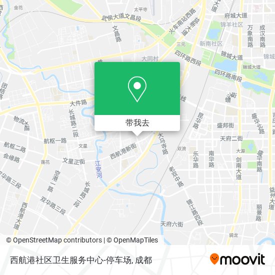 西航港社区卫生服务中心-停车场地图