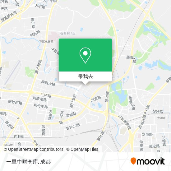 一里中财仓库地图