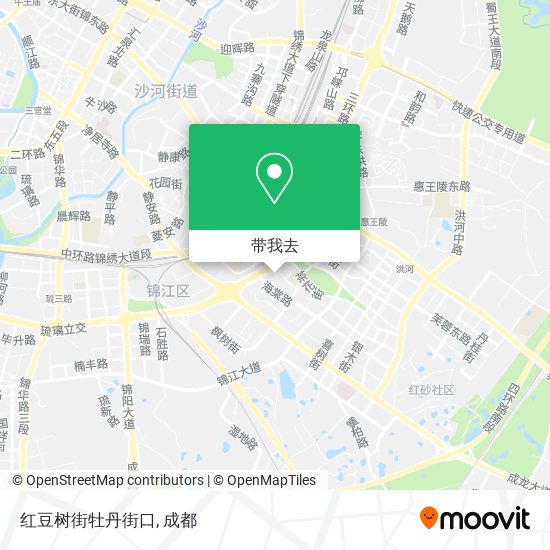 红豆树街牡丹街口地图