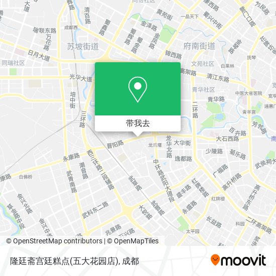 隆廷斋宫廷糕点(五大花园店)地图