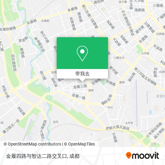 金履四路与智达二路交叉口地图