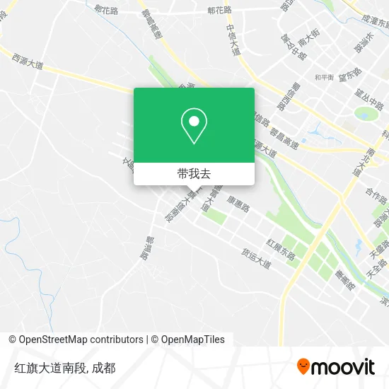 红旗大道南段地图