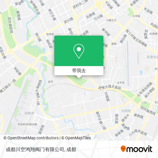成都川空鸿翔阀门有限公司地图