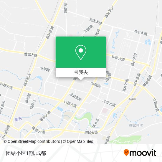 团结小区1期地图