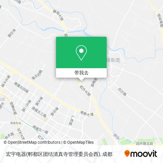 宏宇电器(郫都区团结清真寺管理委员会西)地图