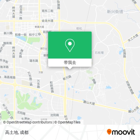 高土地地图
