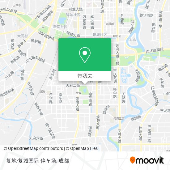复地·复城国际-停车场地图