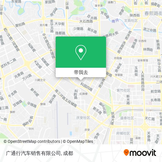 广通行汽车销售有限公司地图