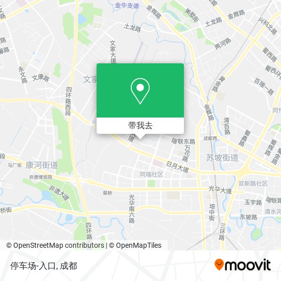 停车场-入口地图