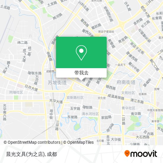 晨光文具(为之店)地图