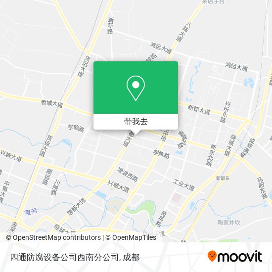 四通防腐设备公司西南分公司地图