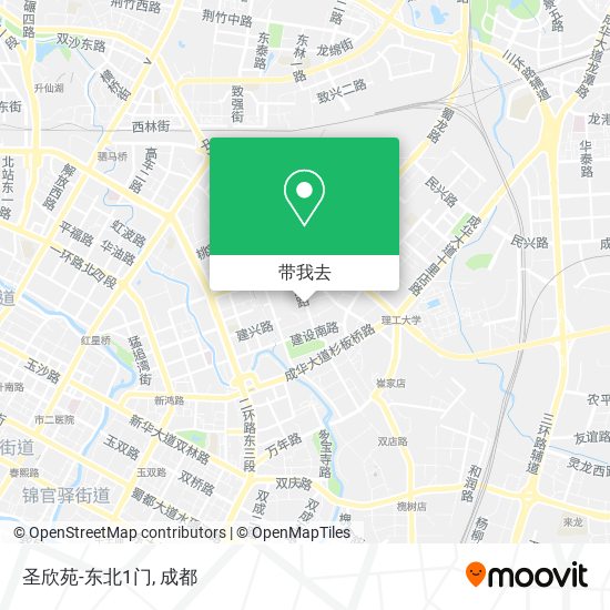 圣欣苑-东北1门地图