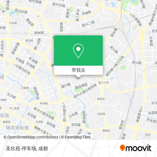 圣欣苑-停车场地图