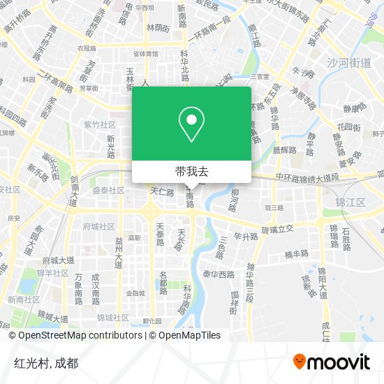 红光村地图