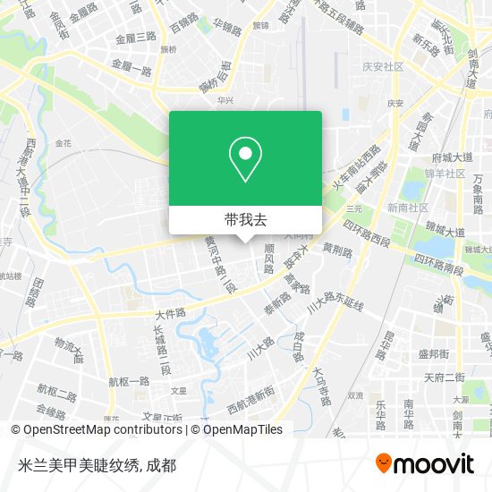 米兰美甲美睫纹绣地图