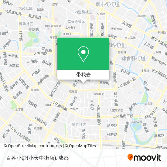 百姓小炒(小天中街店)地图