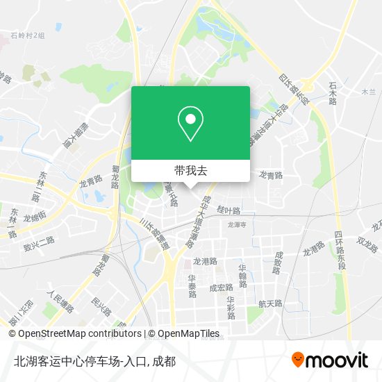 北湖客运中心停车场-入口地图