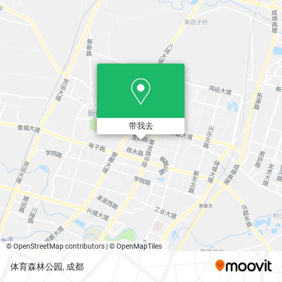 体育森林公园地图