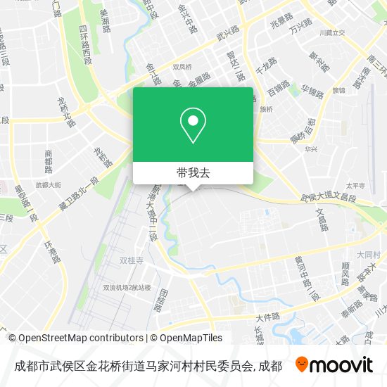 成都市武侯区金花桥街道马家河村村民委员会地图