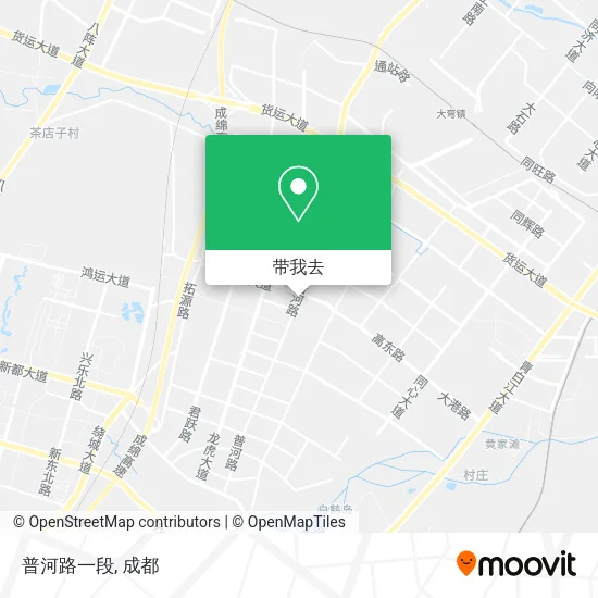 普河路一段地图