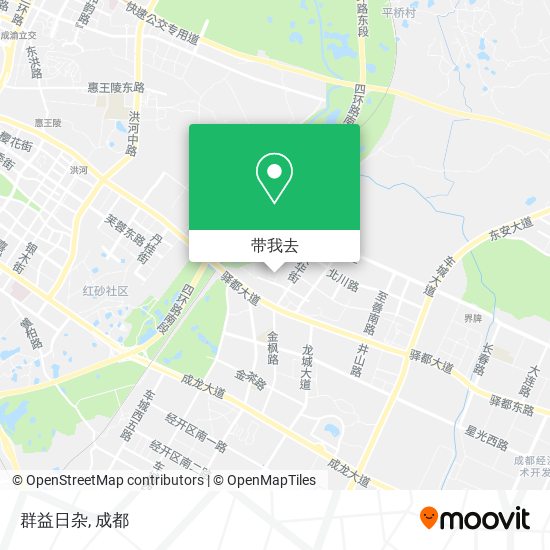 群益日杂地图