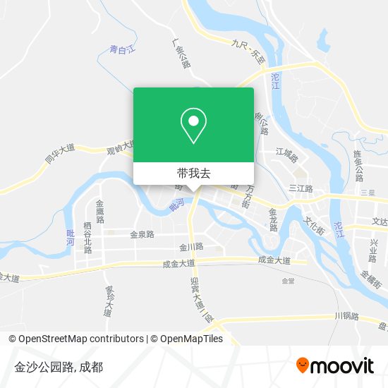 金沙公园路地图