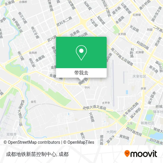 成都地铁新苗控制中心地图