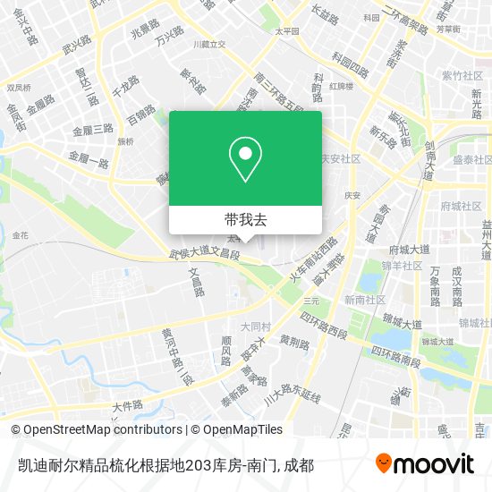 凯迪耐尔精品梳化根据地203库房-南门地图