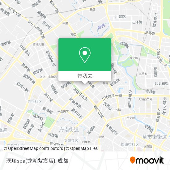 璞瑞spa(龙湖紫宸店)地图
