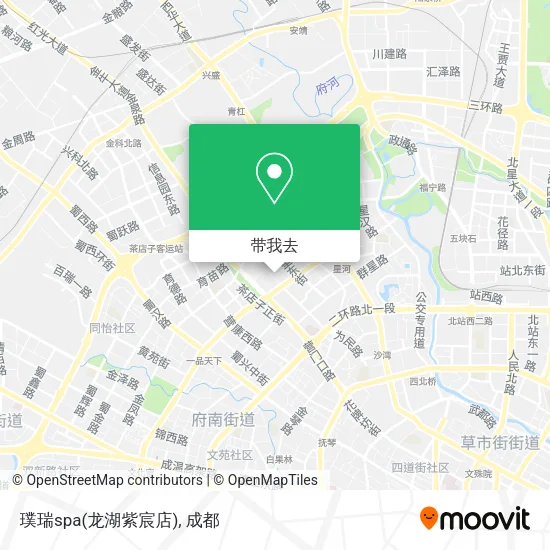 璞瑞spa(龙湖紫宸店)地图