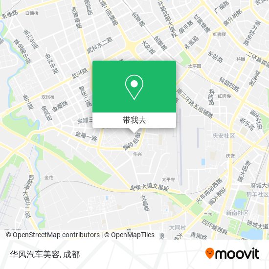 华风汽车美容地图
