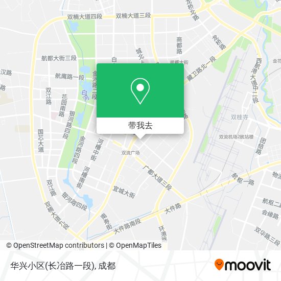 华兴小区(长冶路一段)地图