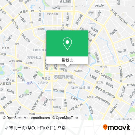 暑袜北一街/华兴上街(路口)地图