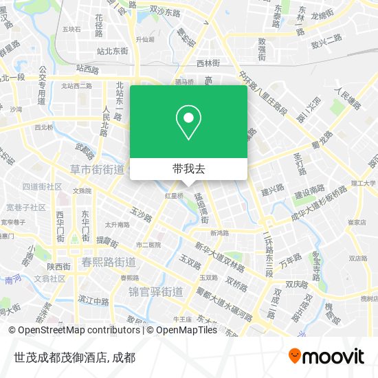 世茂成都茂御酒店地图
