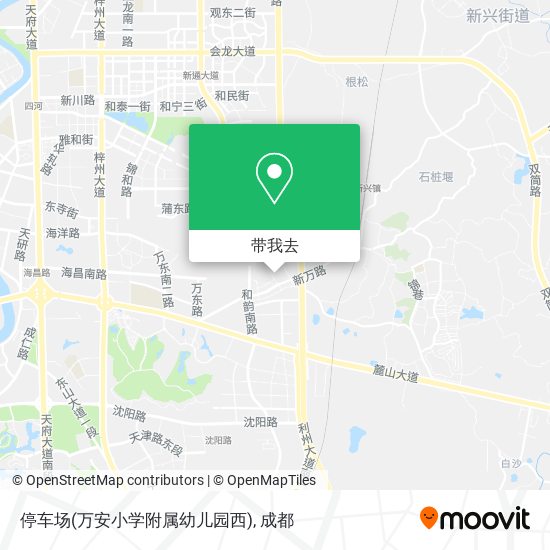 停车场(万安小学附属幼儿园西)地图
