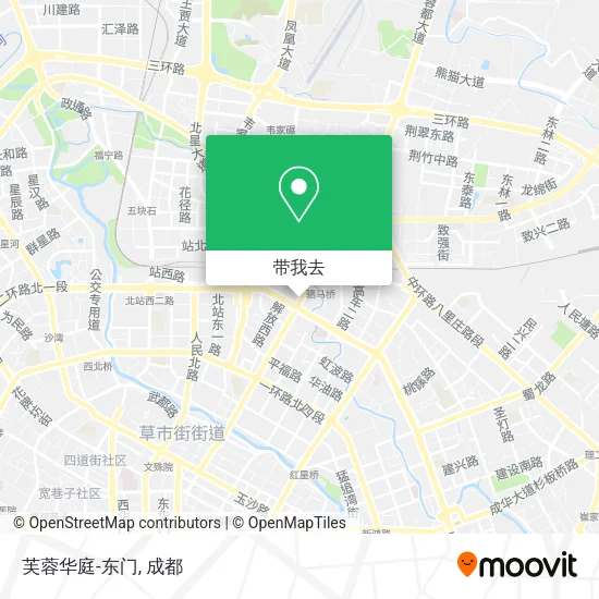 芙蓉华庭-东门地图