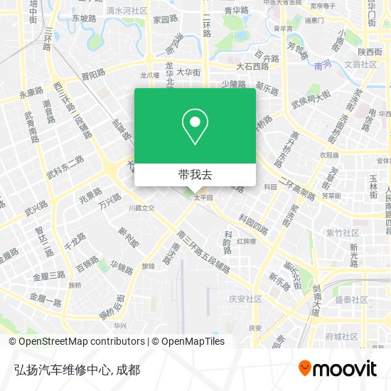 弘扬汽车维修中心地图