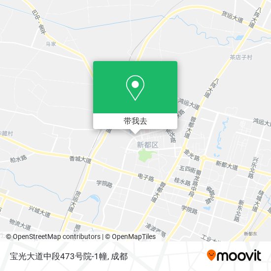 宝光大道中段473号院-1幢地图