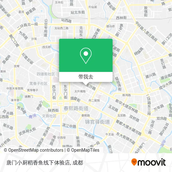 唐门小厨稻香鱼线下体验店地图