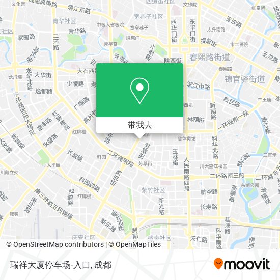 瑞祥大厦停车场-入口地图