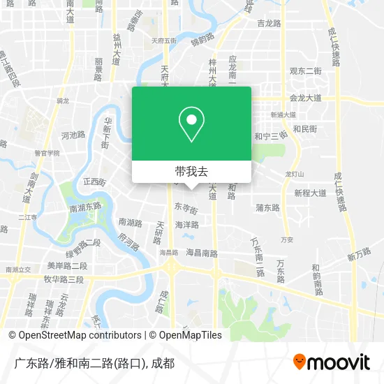 广东路/雅和南二路(路口)地图