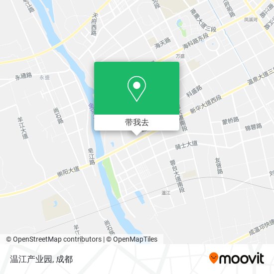 温江产业园地图