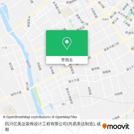 四川亿美达装饰设计工程有限公司(尚易美达制造)地图