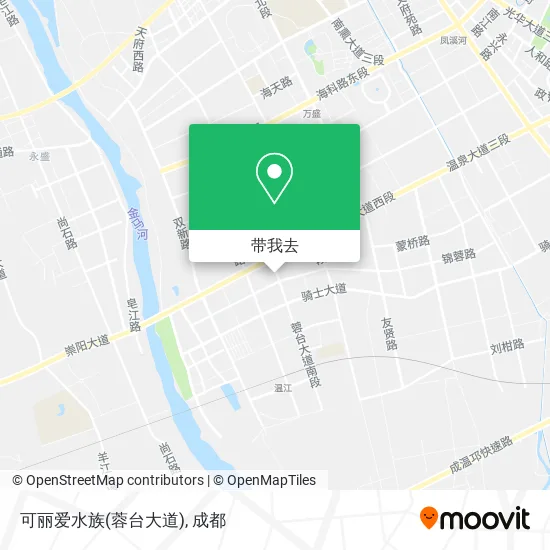 可丽爱水族(蓉台大道)地图