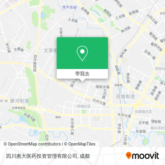 四川惠大医药投资管理有限公司地图