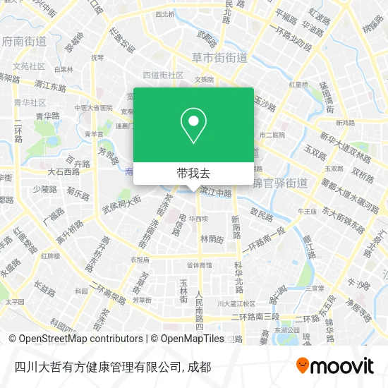 四川大哲有方健康管理有限公司地图