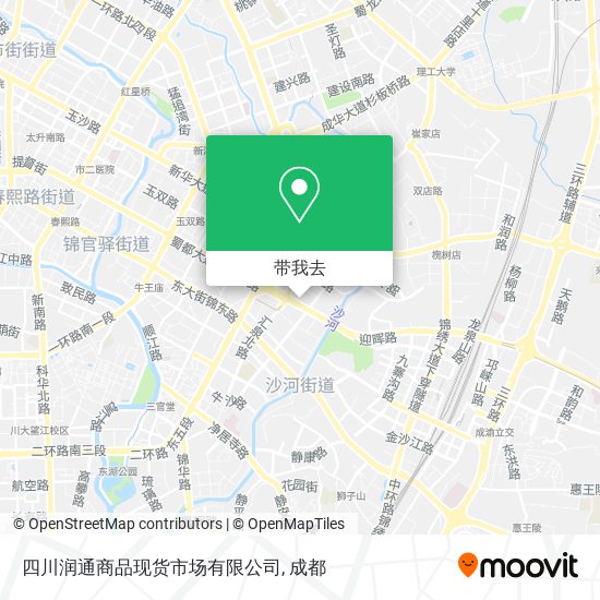 四川润通商品现货市场有限公司地图