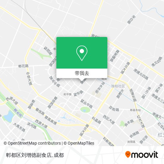 郫都区刘增德副食店地图