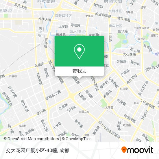 交大花园广厦小区-40幢地图